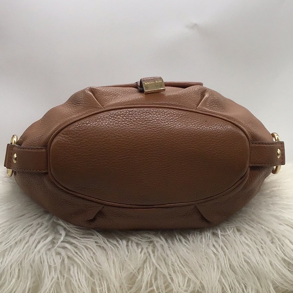 Michael Kors Brown Pebble Leather HOBO Shoulder Bag - Picture 9 of 16